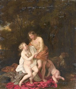 Venus and Adonis by Jacob van Loo